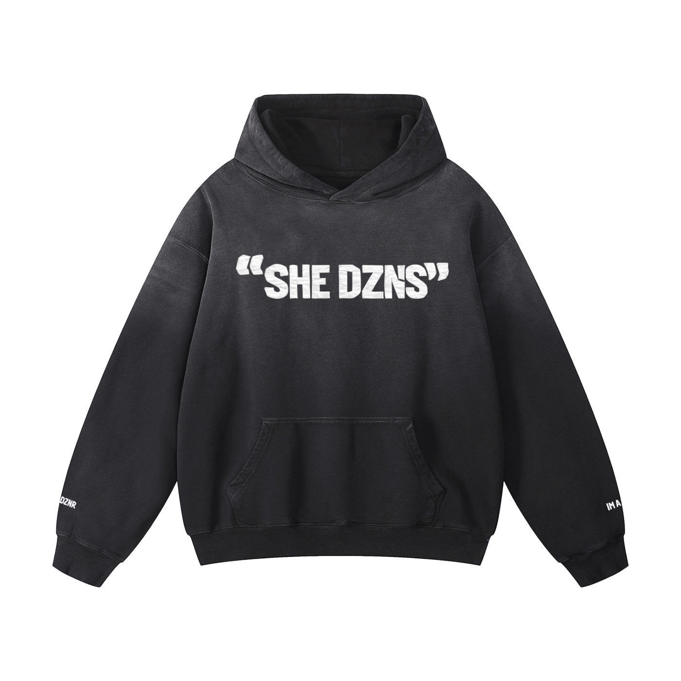 SHE DZNS BLCK HOODIE